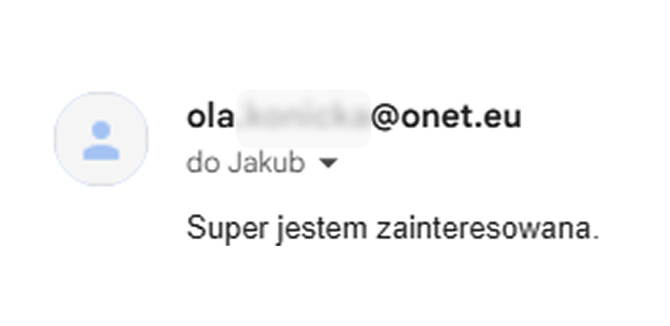 Opinia od Ola - Super jestem zainteresowana